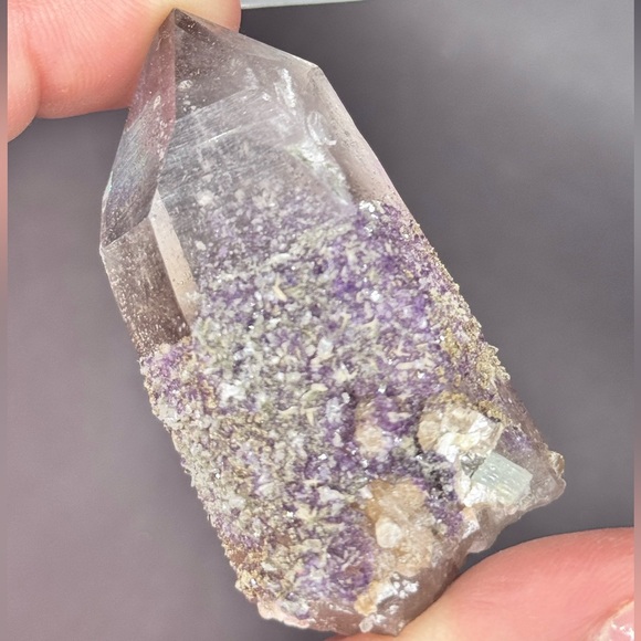 Accessories - 🔥RARE🔥 Fluorite Sugary Crystals Phantom Fluorite Quartz Aquarium Raw Matrix